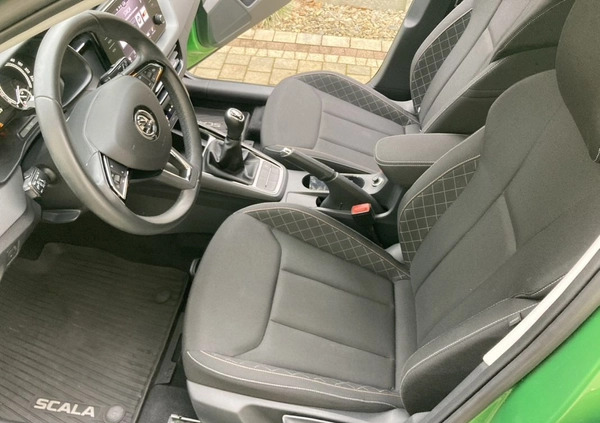 Skoda Scala cena 52500 przebieg: 37200, rok produkcji 2019 z Lubliniec małe 191